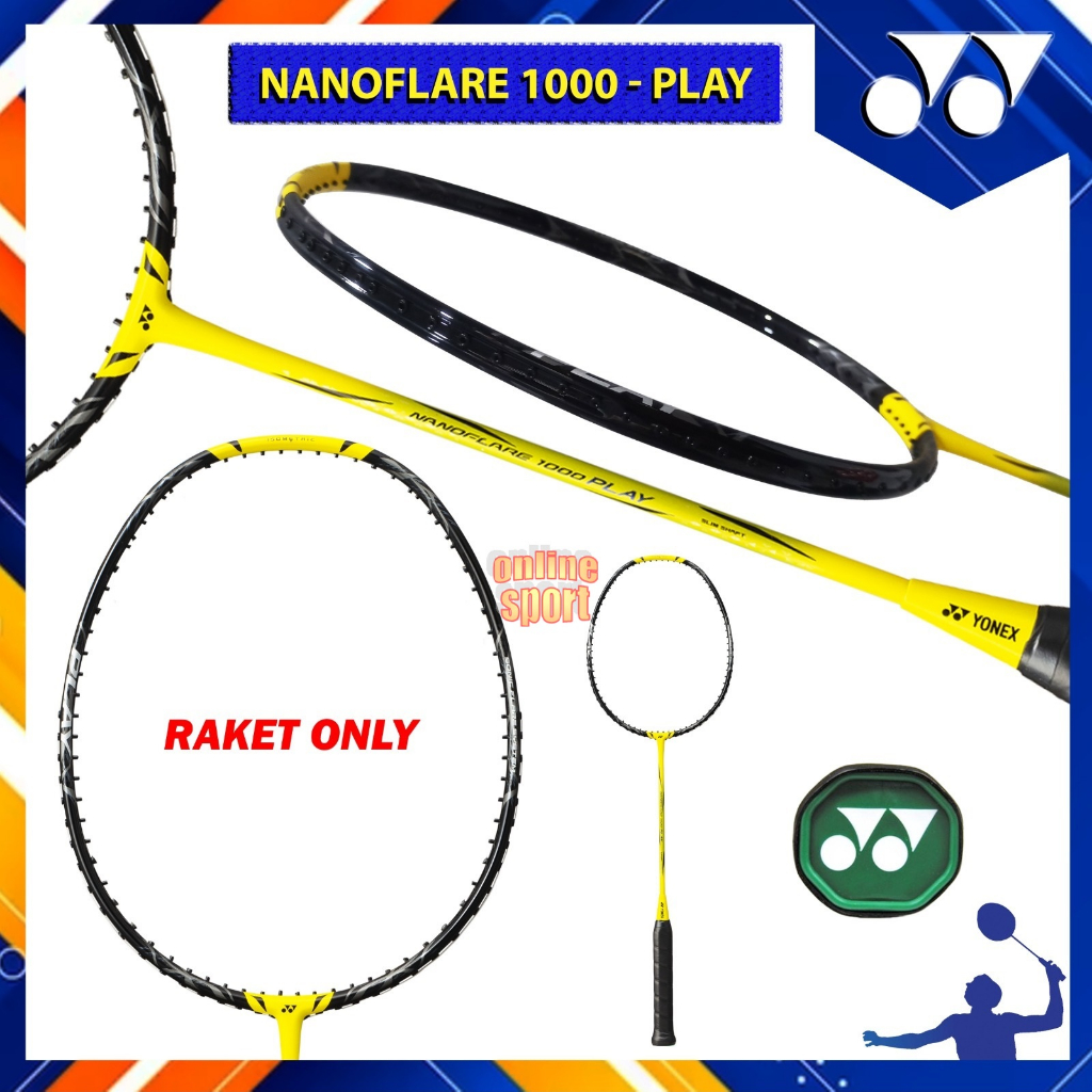 Jual YONEX Nanoflare 1000 Play Raket Badminton (Original) | Shopee ...