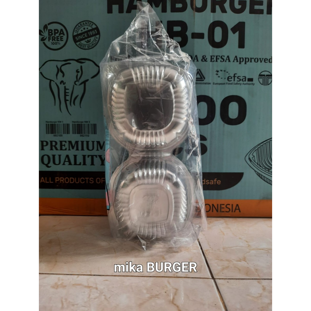 Jual mika roti BURGER hamburger bolu | Shopee Indonesia