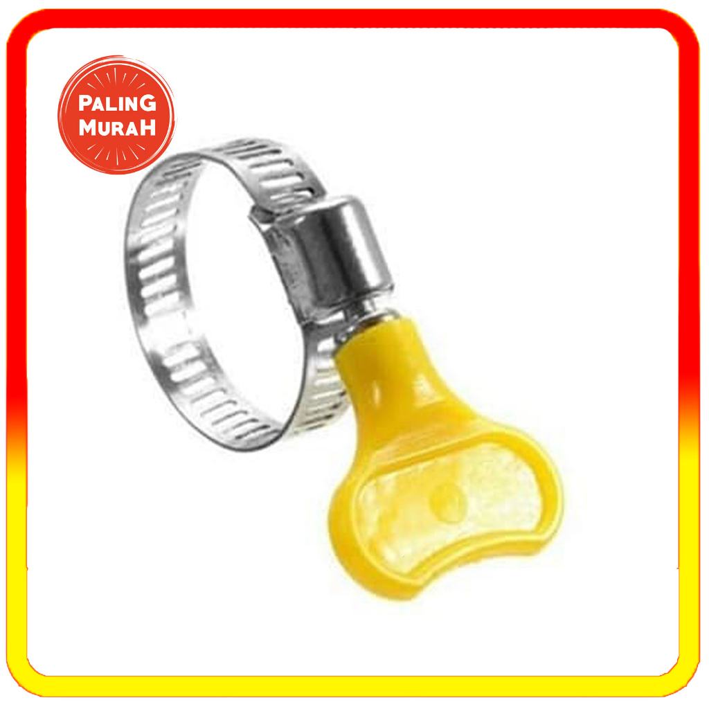 Jual CL Klem Selang Kuping / Klem Besi Stainless / Penguat Kuping Putar