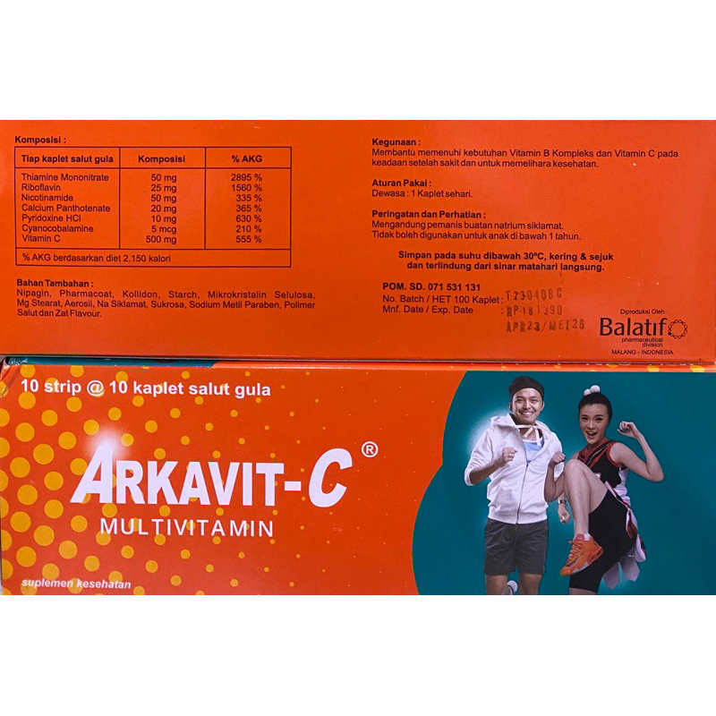 Jual Arkavit Terlengkap & Harga Terbaru Agustus 2026 | Shopee Indonesia