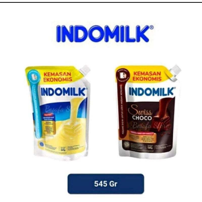 Jual INDOMILK SUSU KENTAL MANIS POUCH 545GR | Shopee Indonesia