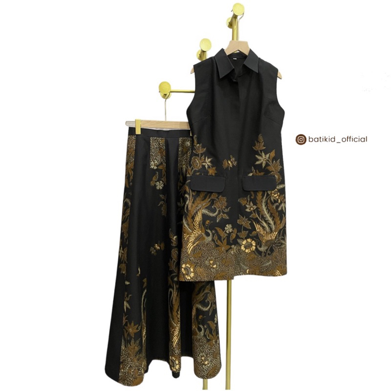 Jual batikid official - PO hanya 7 hari - oneset rok sogan - vest batik ...
