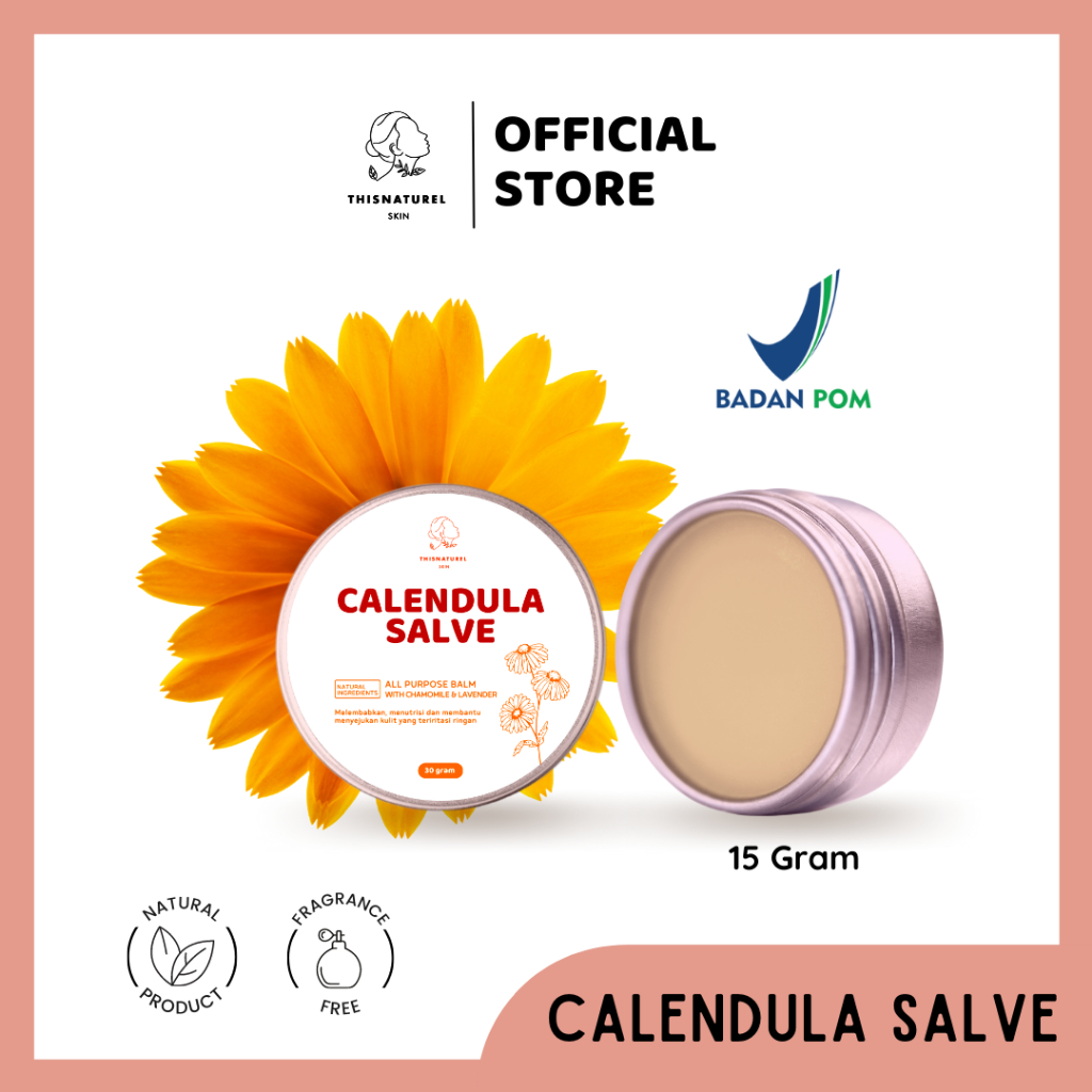 Jual Calendula Healing Salve 15 gram All Purpose Balm 100 Pure