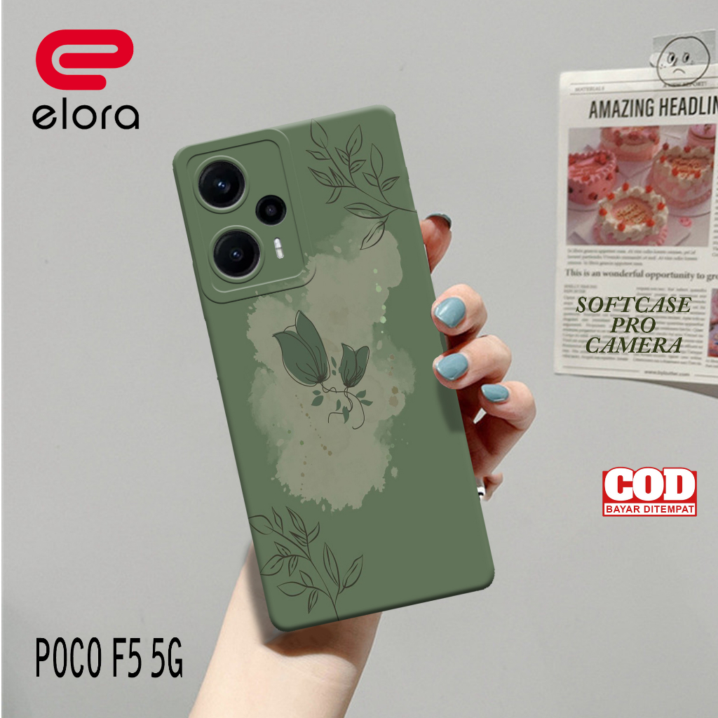 Jual Soft case Pro Camera Hp POCO F5 5G Terbaru Ellora.id Silikon