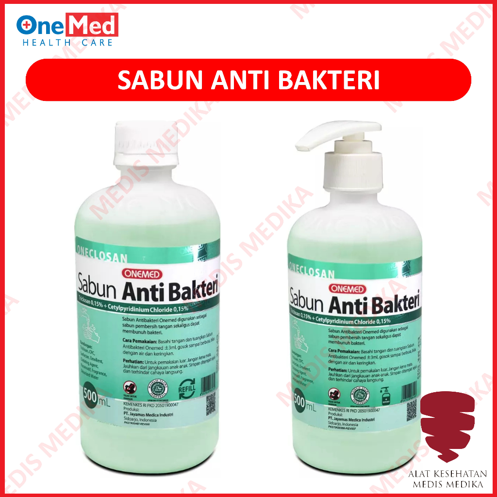 Jual Sabun Antibakteri 500 Ml Antiseptic Aseptic Cuci Tangan Onemed ...