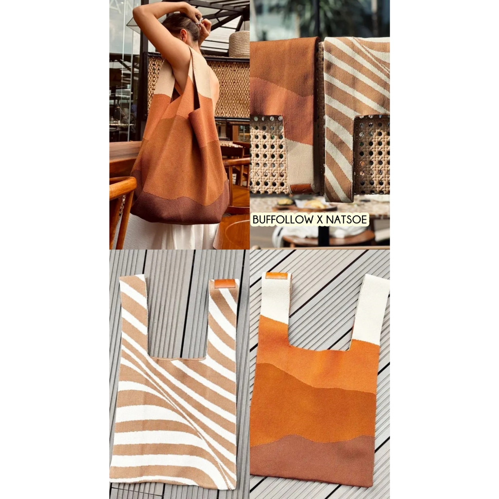 Jual READY STOCK BUFFOLLOW VACAY TOTE BAG TAS VIRAL BANGKOK BUFFOLLOW ...