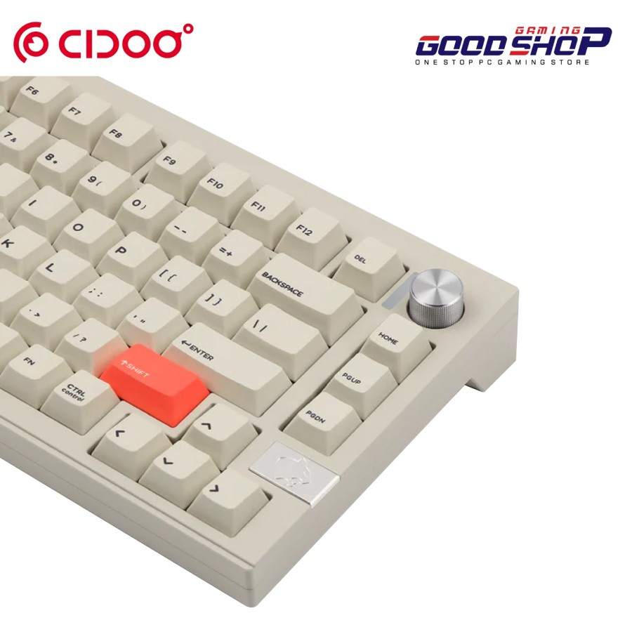 Jual CIDOO V75 - Pre-built 75% 81 keys Hotswappable Mechanical Keyboard ...