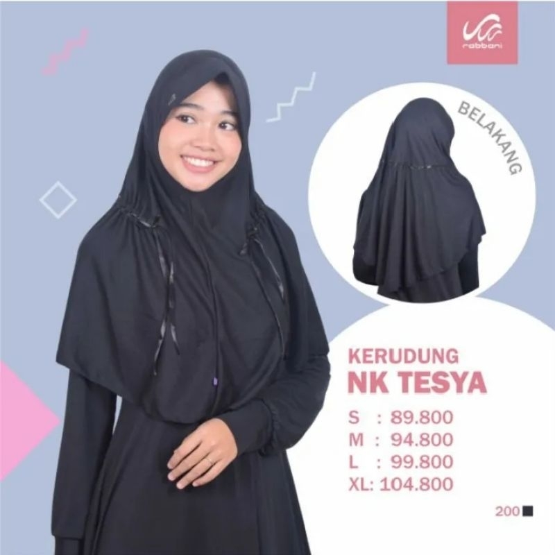Jual RABBANI - Krd NK TESYA original/ Jilbab/ Hijab/ Kerudung sekolah ...