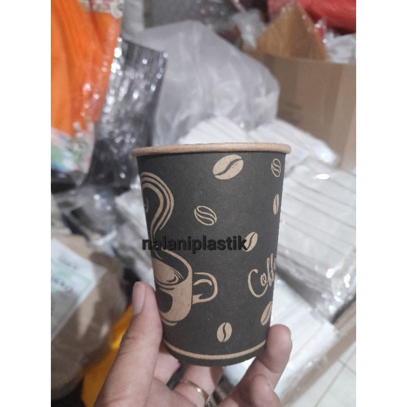 Jual PAPER CUP COKLAT 8 OZ | Shopee Indonesia