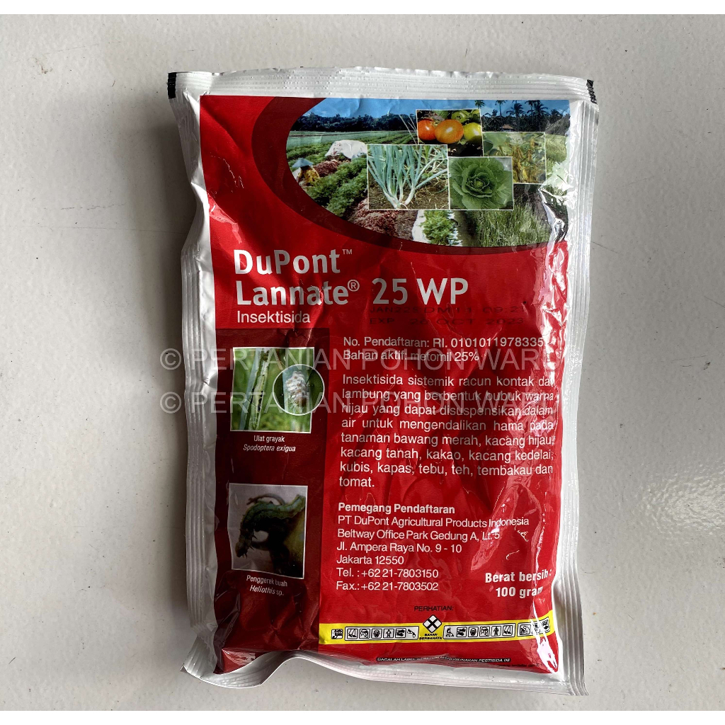 Jual DUPONT LANNATE 25 WP - Insektisida Racun Kontak - 2 ukuran ...