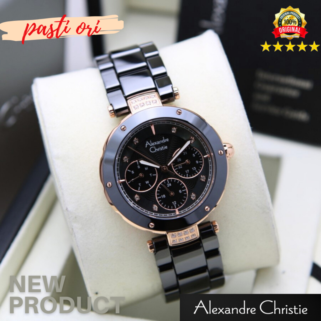 Jual alexandre christie wanita original ac 2439 keramik original ...