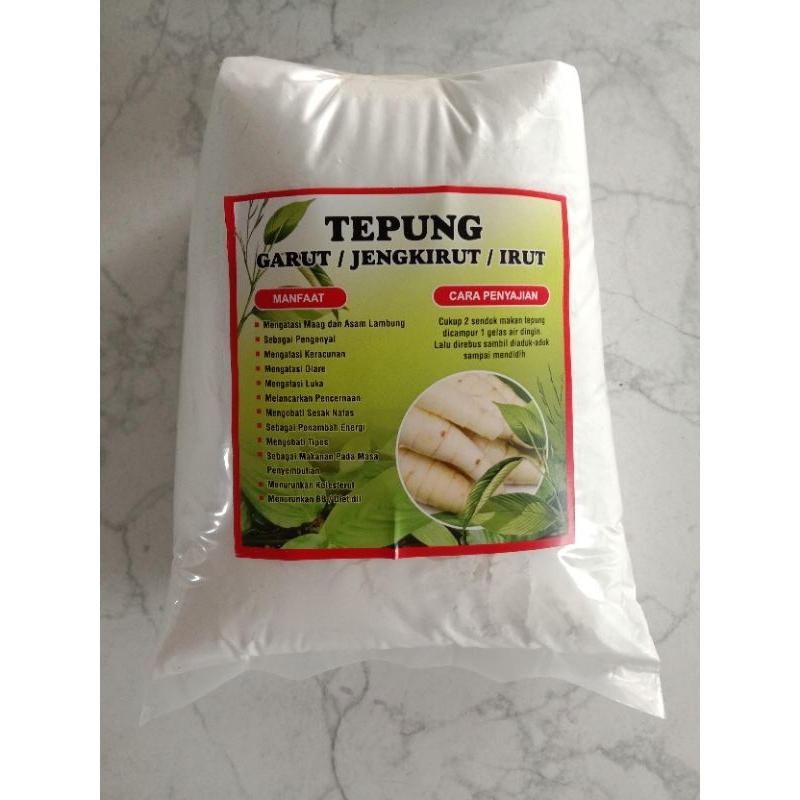 Jual Tepung garut / irut / lerut 500gr | Shopee Indonesia