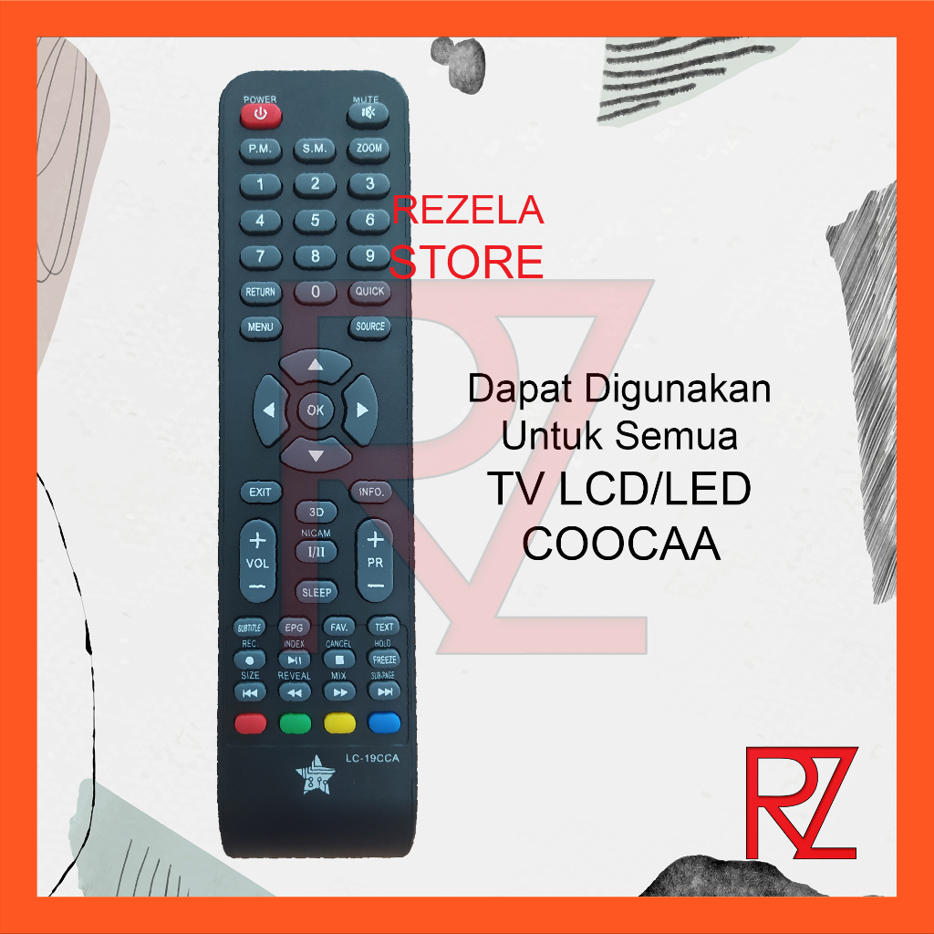 Jual Remot TV Remote LCD LED COOCAA Langsung Pakai | Shopee Indonesia