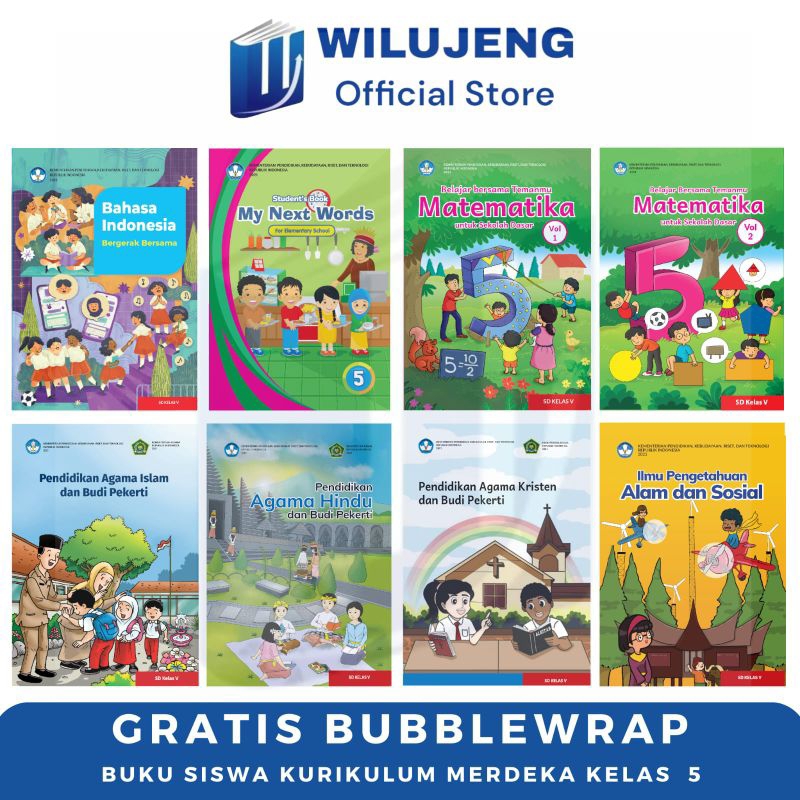 Jual Buku Paket Siswa Kurikulum Merdeka Kelas V Sd Full Colour Shopee Indonesia