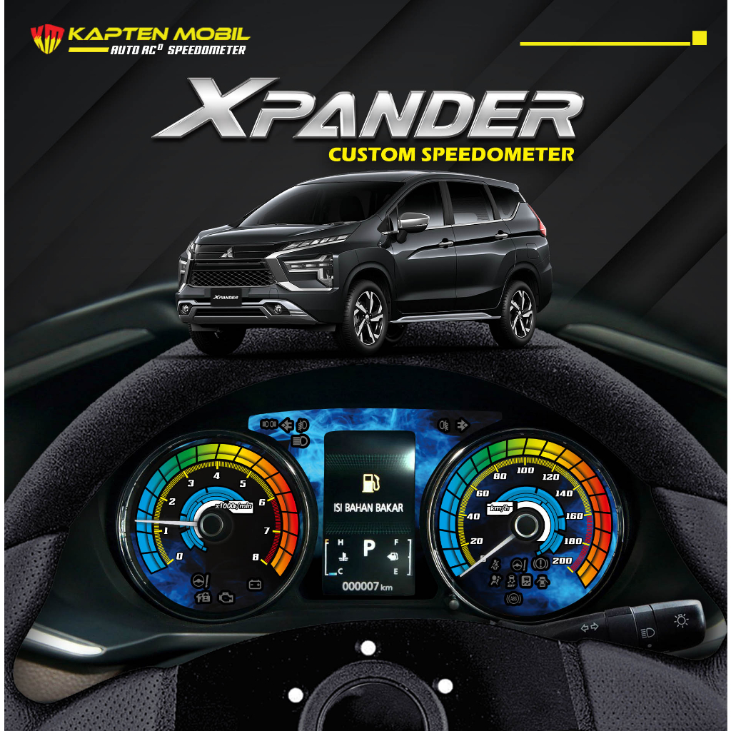 Jual Custom Panel Speedometer Mobil Xpander Rainbow Edition | Shopee ...