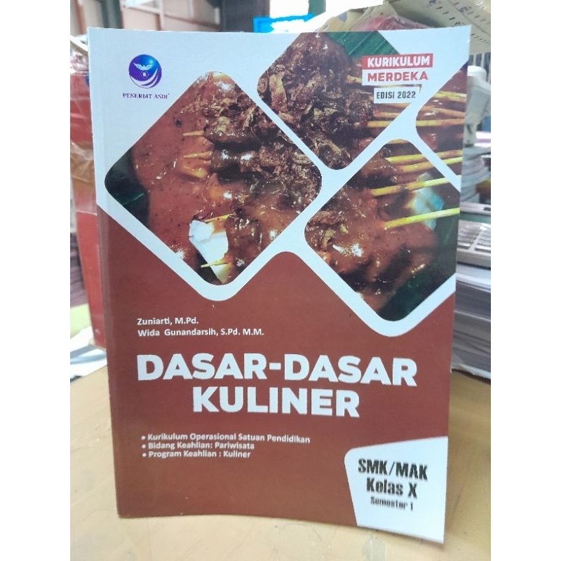 Jual Dasar Dasar Kuliner Smk Mak Kelas X Semester 1 Kurikulum Merdeka Shopee Indonesia 7082