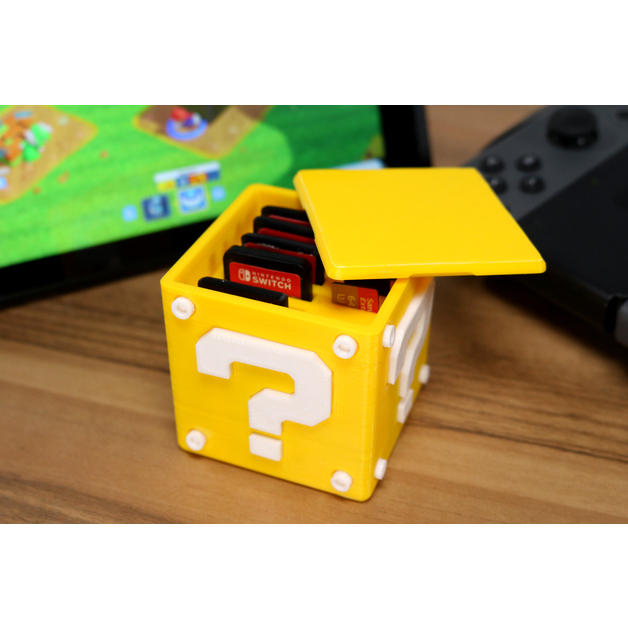 Jual NINTENDO SWITCH MARIO GAMECARD CATRIDGE CASE QUESTION BLOCK - 3D ...