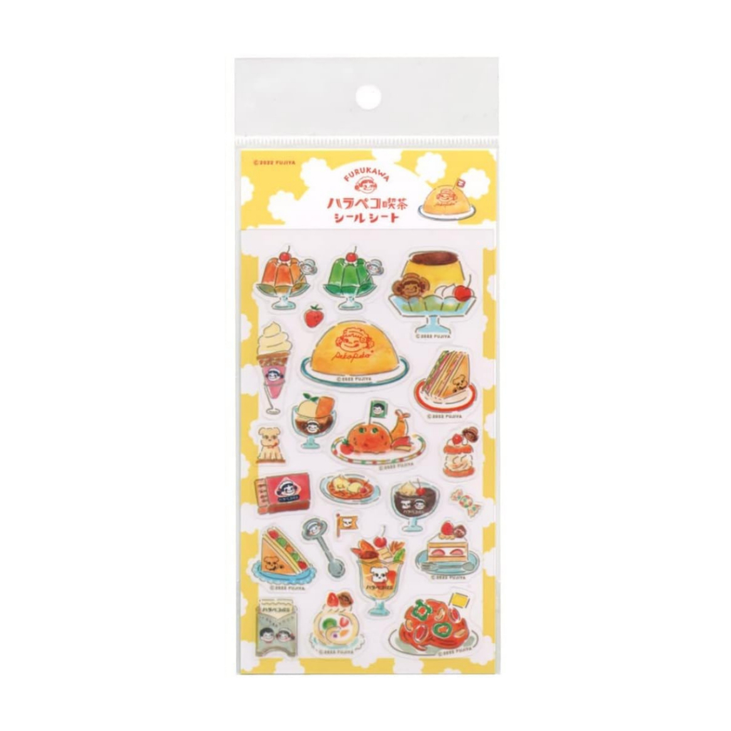 Jual Furukawa Sticker Fujiya Peko Chan Stiker Transparent Deco Flakes ...