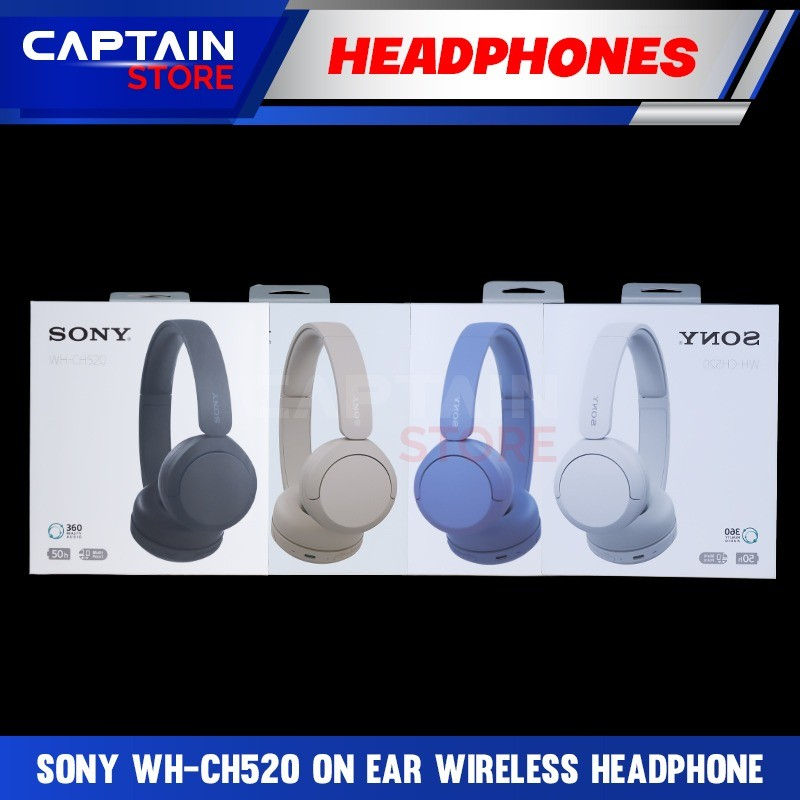 Jual Sony WH-CH520 Wireless Headphone - Sony WH-CH520 - WHITE | Shopee ...