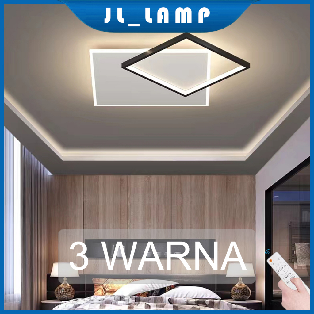 Jual Lampu Plafon 3 Warna Minimalis Lampu Kamar Tidur Ruang Tamu Lampu
