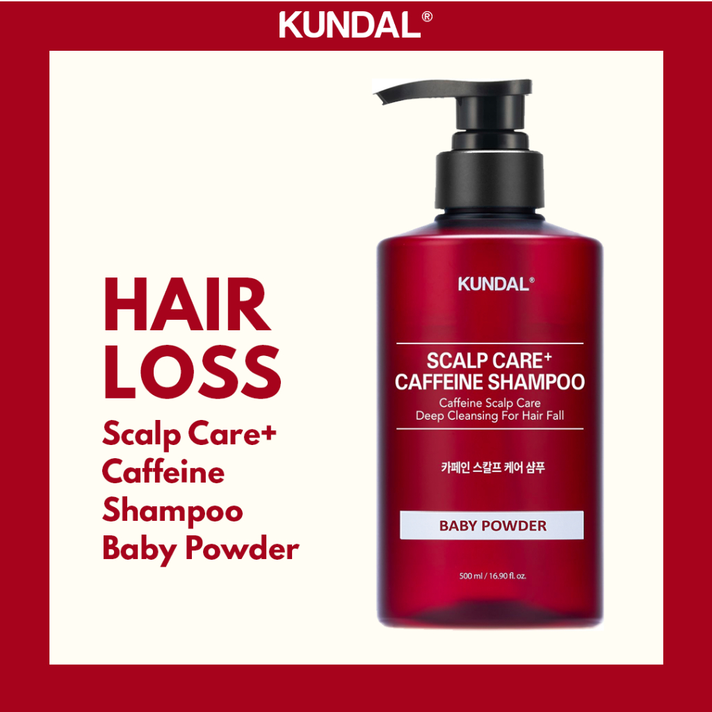 Jual KUNDAL Scalp Care and Caffeine Shampoo Baby Powder 500ml Shopee