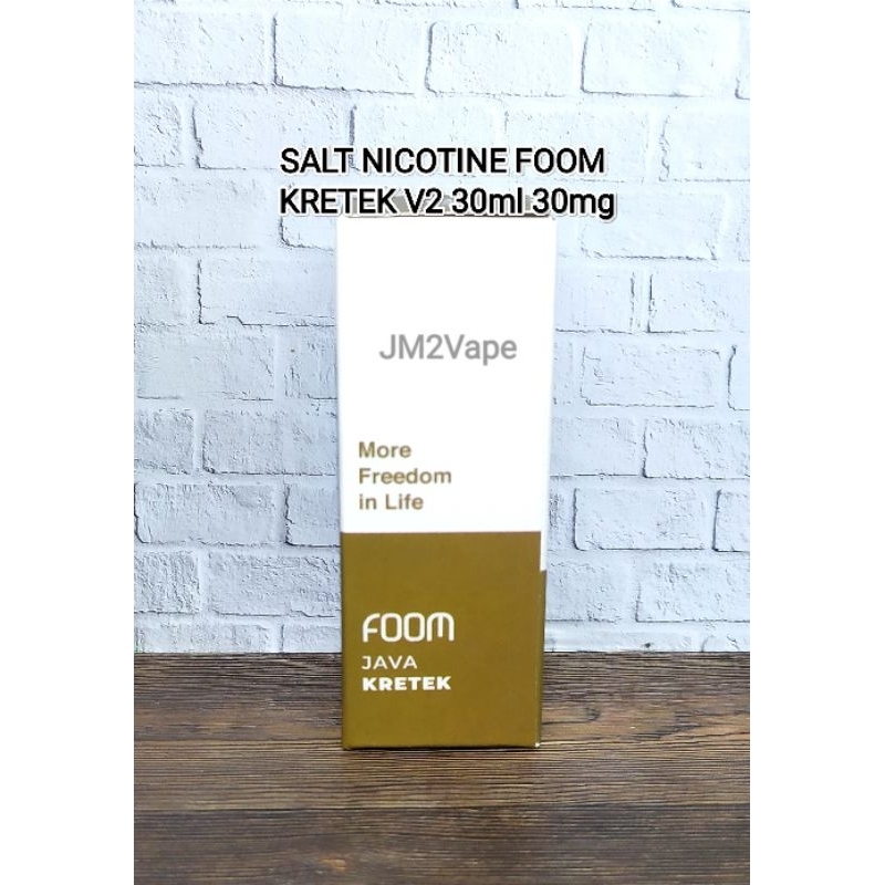 Jual Salt Nicotine Foom Kretek V2 30ml 30mg | Shopee Indonesia
