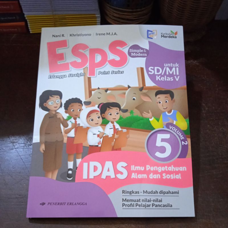 Jual Kelas 5 SD/MI ESPS Bahasa Indonesia, ESPS Pendidikan Pancasila ...