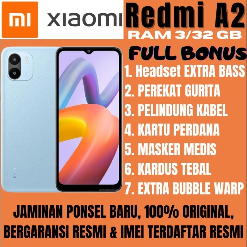 Jual Xiaomi Redmi A2 Ram 3 32 Gb Redmi A2 Ram 3 32 Gb Xiaomi Redmi