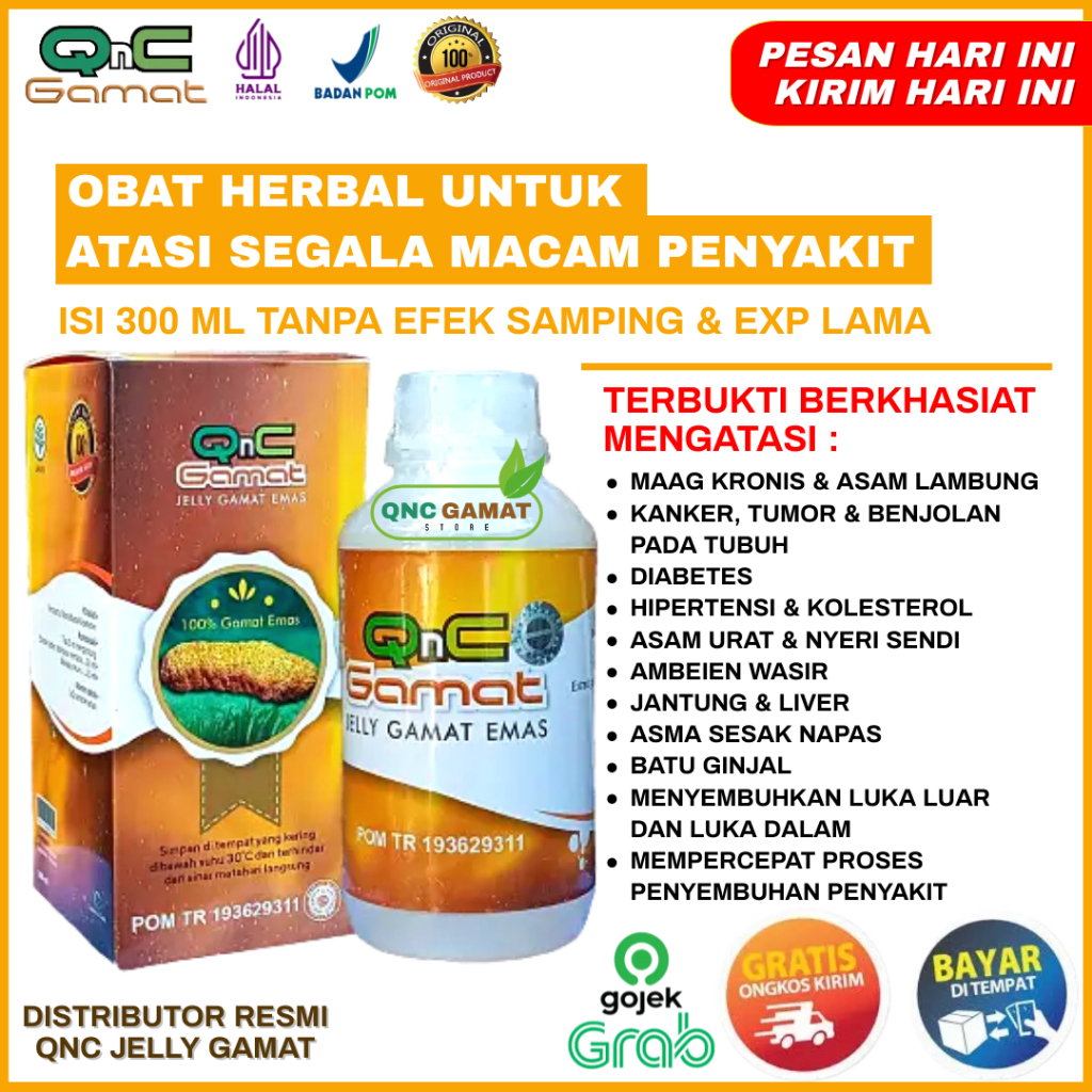 Jual Qnc Jelly Gamat Original Pembasmi Kanker Qnc Gamat Obat Herbal Alami Tingkatkan Daya