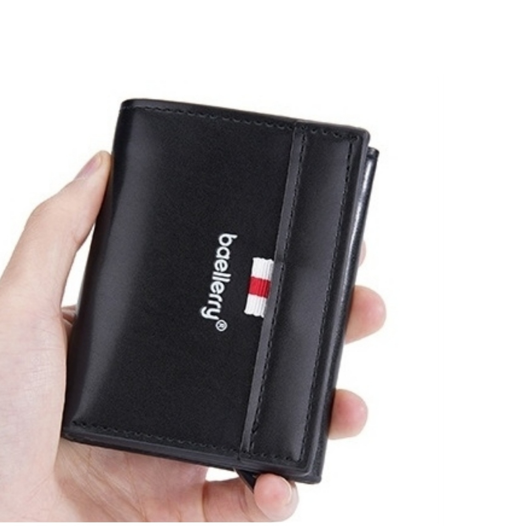 Jual DOMPET LIPAT PRIA BAELLERRY ORIGINAL CARD HOLDER KARTU ATM UANG