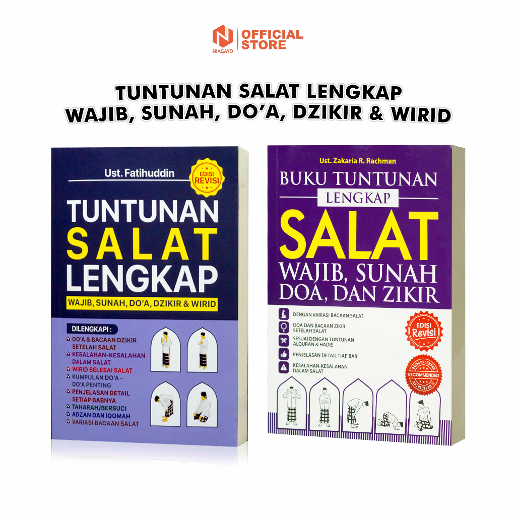 Jual Buku Agama Islam Tuntunan Lengkap Salat Wajib Sunah Doa Dan