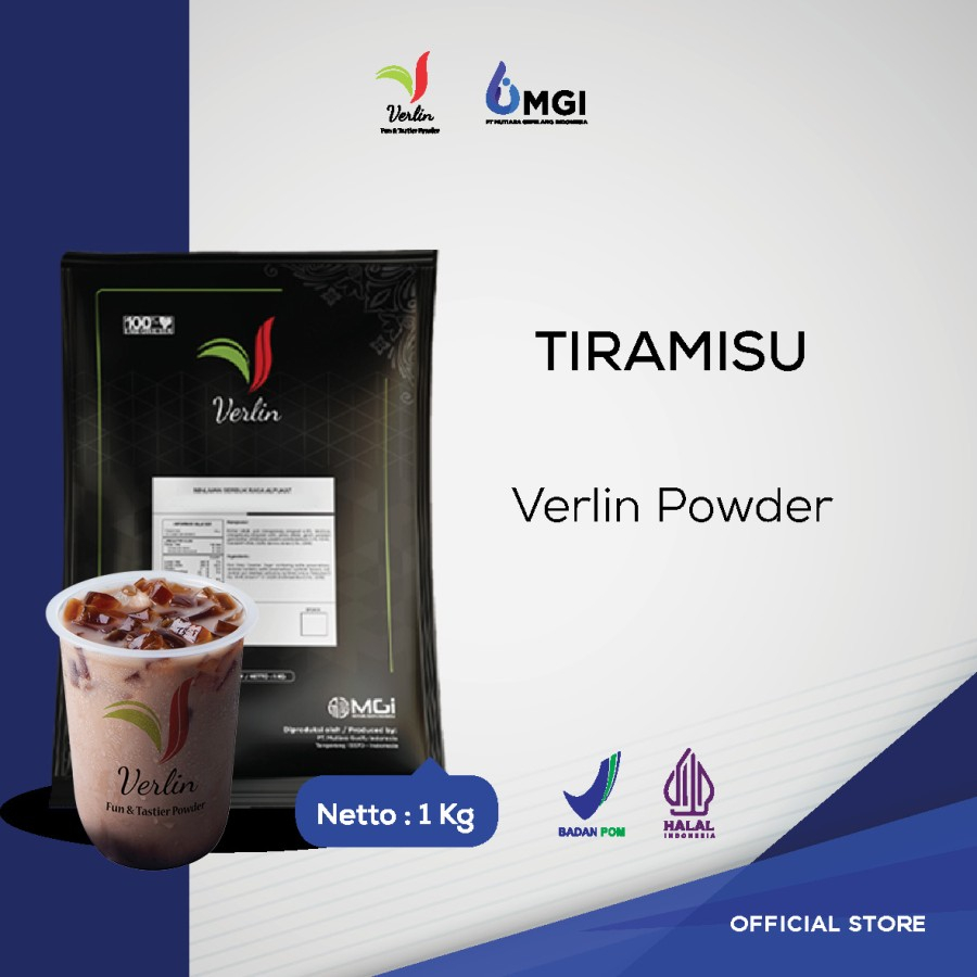 Jual Bubuk Minuman Verlin Drink Powder TIRAMISU 1kg | Shopee Indonesia