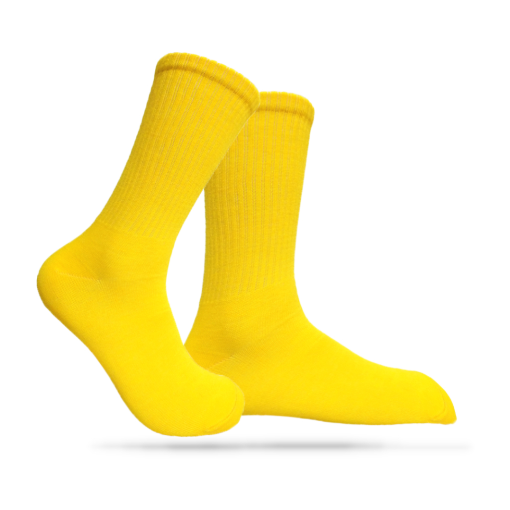 Jual Kaos Kaki Polos Basic Oldschool Warna Kuning Premium - The Hawking ...