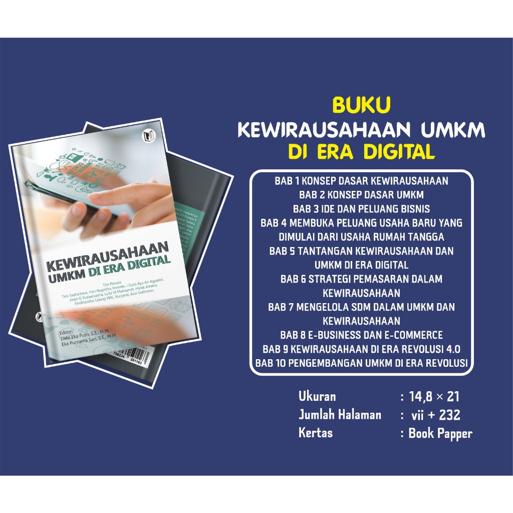 Jual BUKU KEWIRAUSAHAAN UMKM DI ERA DIGITAL | Shopee Indonesia