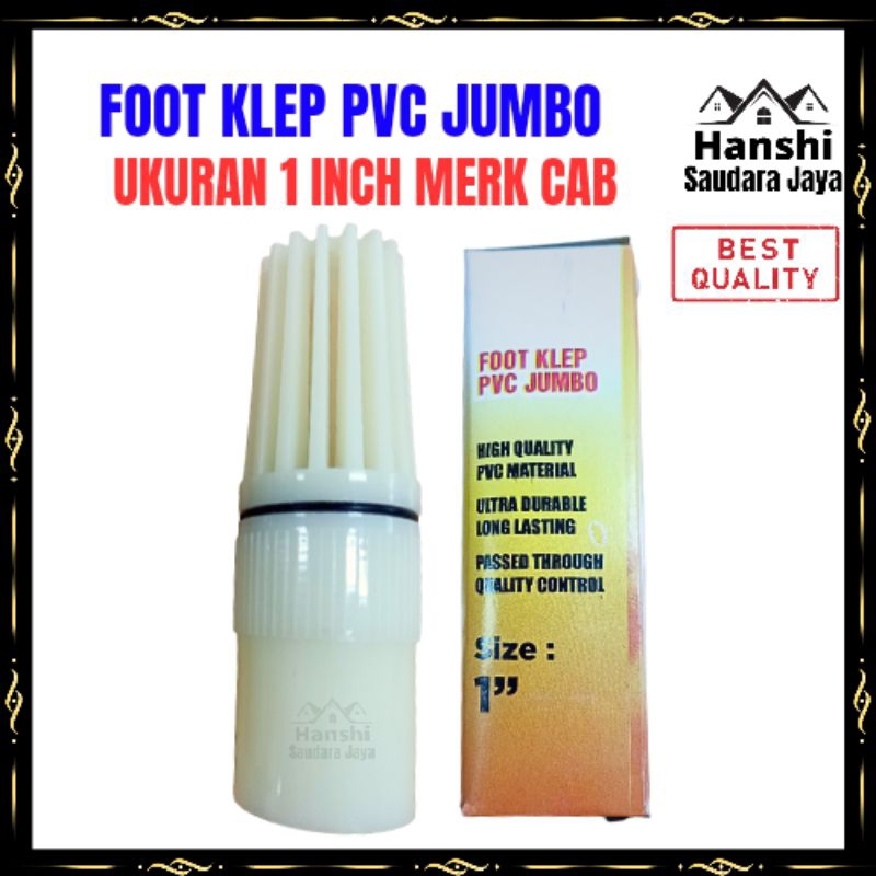 Jual Footklep / Foot Valve PVC Jumbo Ukuran 1 Inch | Shopee Indonesia