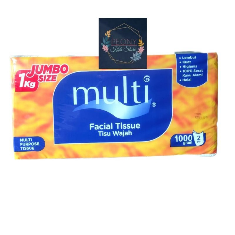 Jual Tissue Facial MULTI 1000gr /Multiuse white tissue 1 kg/ tisue