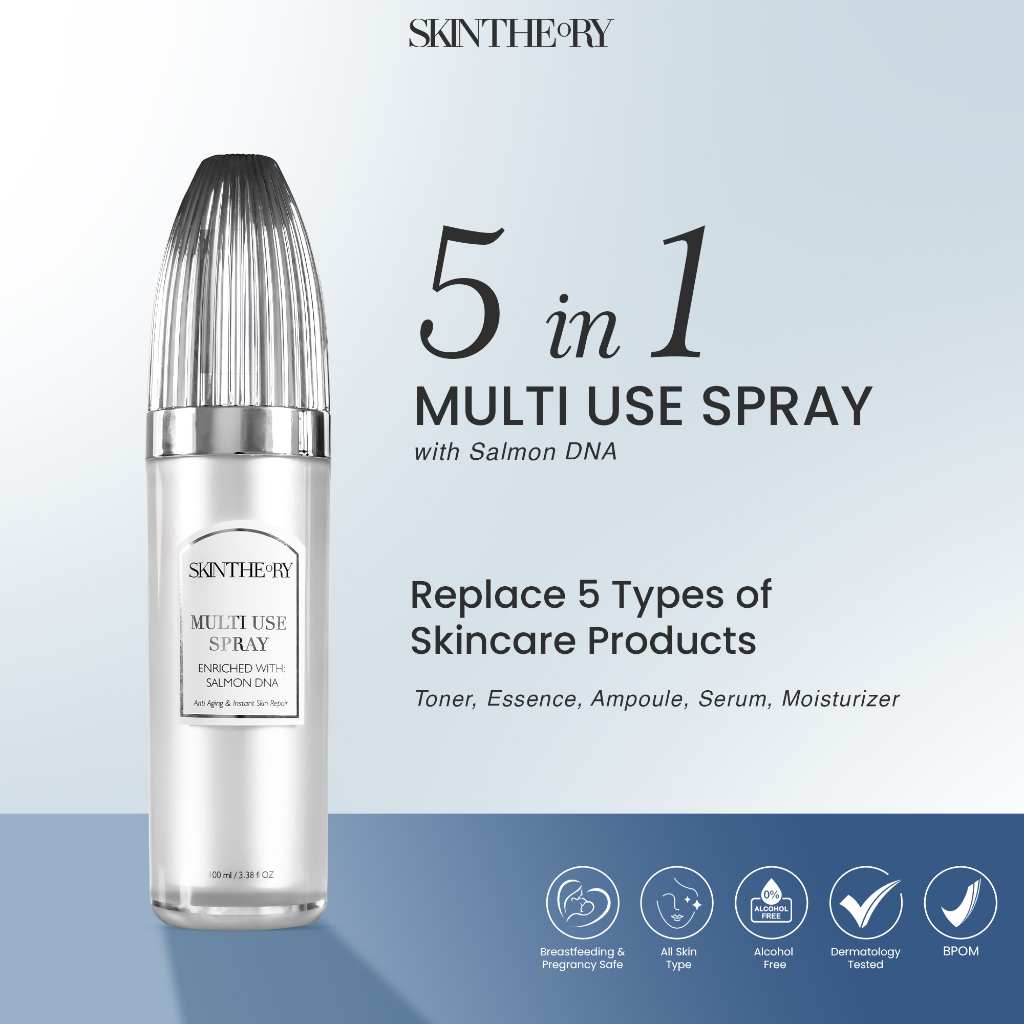 Jual Skintheory Multi Use Spray 100ml Face Toner Essence Serum Ampoule