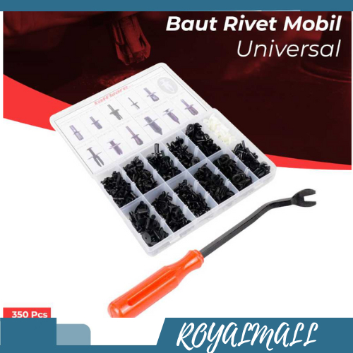 Jual Baut Rivet Mobil Universal Car Push Pin Fasteners 350PCS/ Baut ...