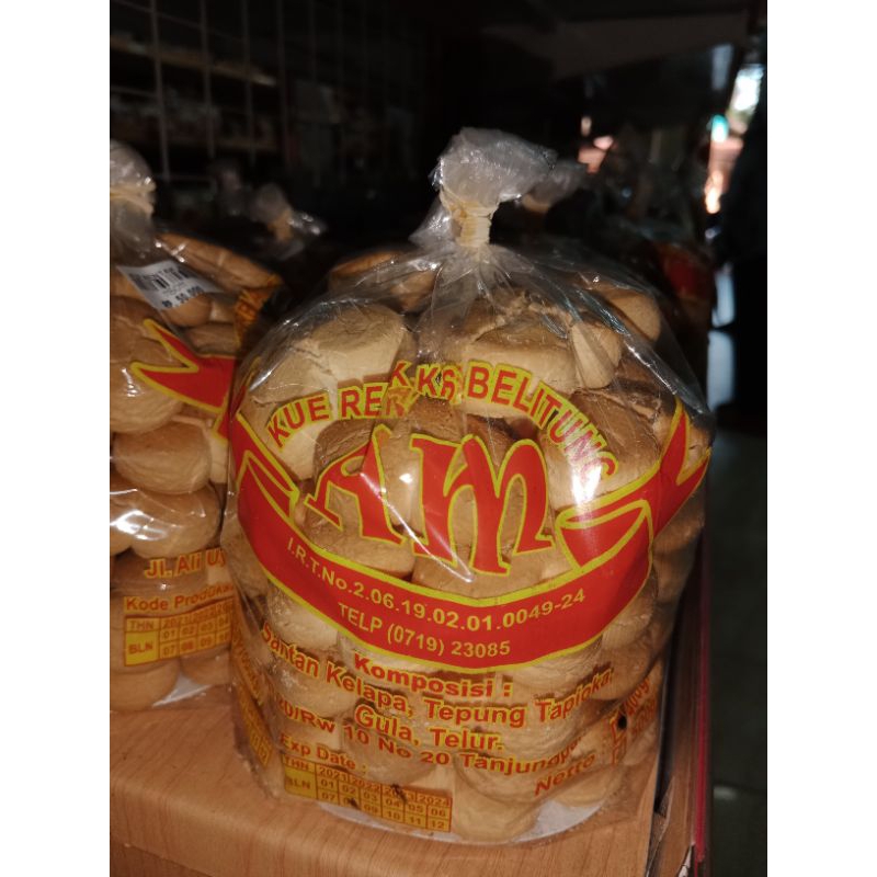 Jual kue kering rentak rintak kue bangkit asli Belitung | Shopee Indonesia