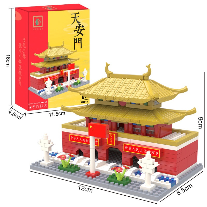 Jual MEKANSM Chinese Architecture Nano Balok Garden Cina Building Micro ...