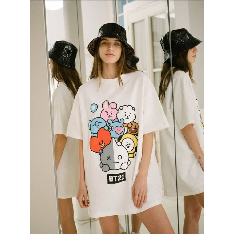 Jual Tshirt Kpop BT21 army BTS bangtan korean boyband v suga rm jimin