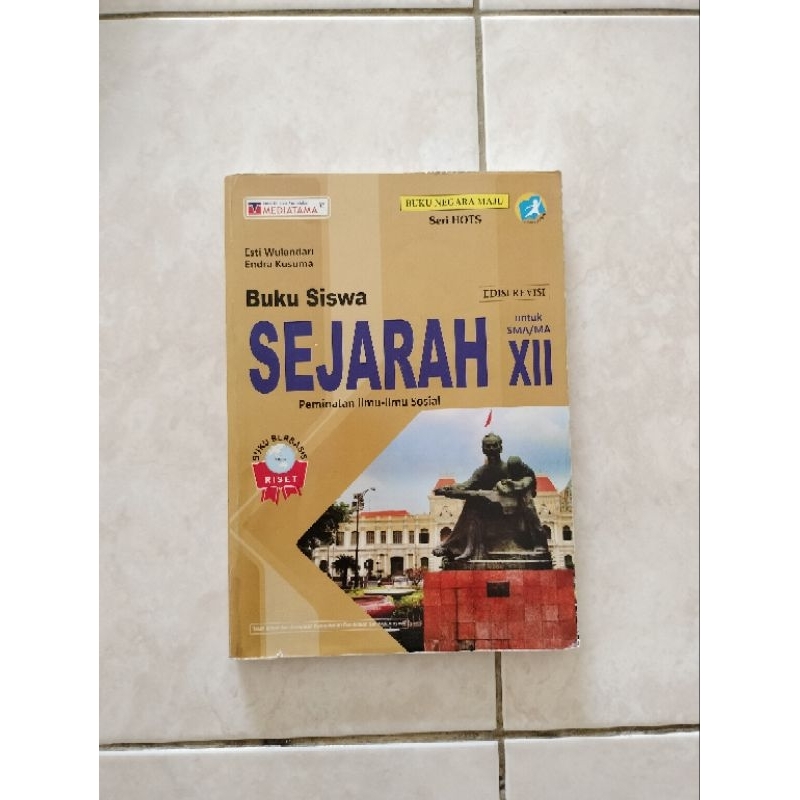 Jual Buku Paket Sejarah Kelas XII / Buku Paket Sejarah Kelas 12 ...