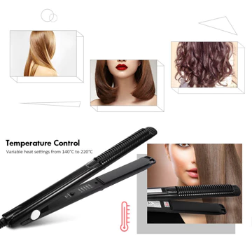 Catokan 2 In 1 Kemei 2139 Pelurus Rambut Catok Rambut Salon Awet