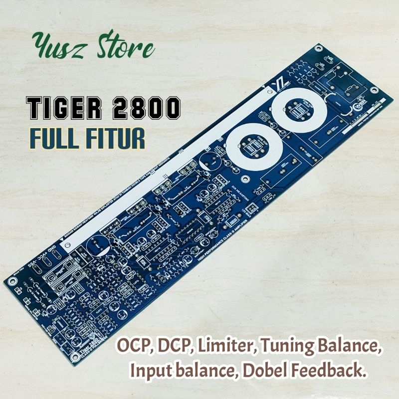 Jual PCB Tiger 2800 Class D D2K8 Fullbridge Power Amplifier | Shopee