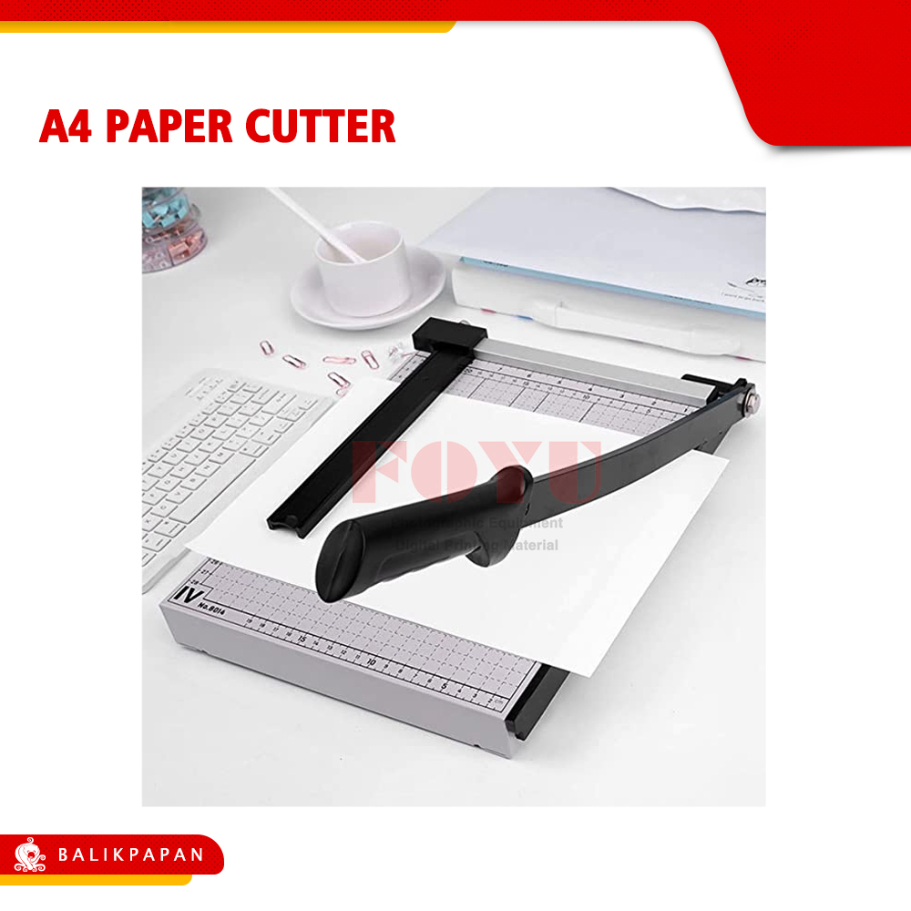 Jual Paper Cutter Guillotine Lever Trimmer Pemotong Kertas Base Besi A4 ...