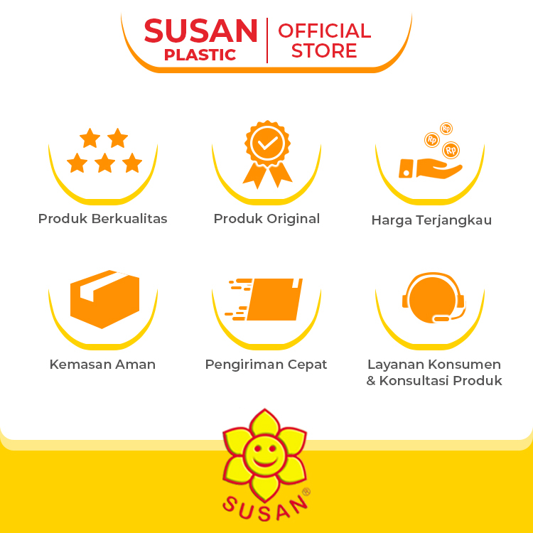 Jual SUSAN - Basi Segi Zamrud - Basi Sayur - Wadah Lauk Pauk - Basi ...