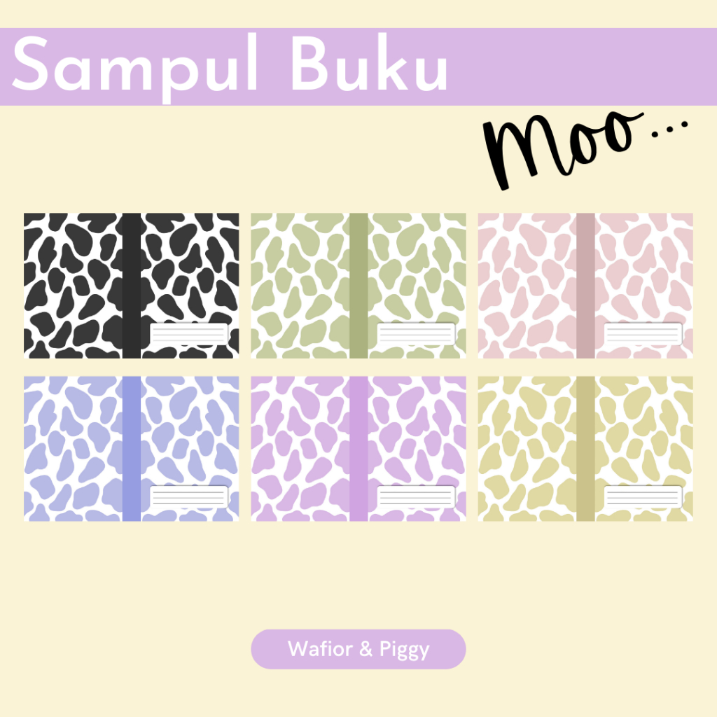 Jual [po] Wafior Journal Sampul Buku Aesthetic Lucu Book Cover B5 Bigboos Boxy Bmb Campus L A5