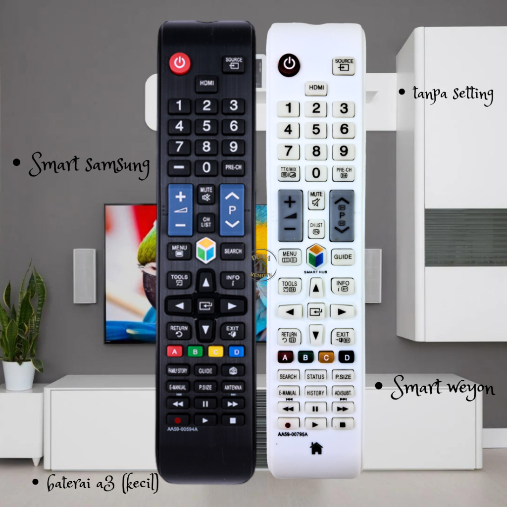 Jual Remot Remote Tv Smart Weyon Samsung Led Lcd Tanpa Setting A Shopee Indonesia