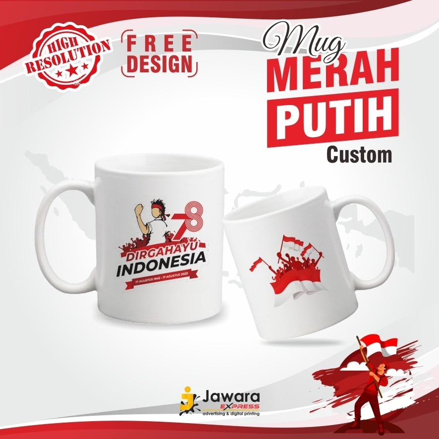 Jual Cetak Custom Mug Kemerdekaan Murah Malang Shopee Indonesia