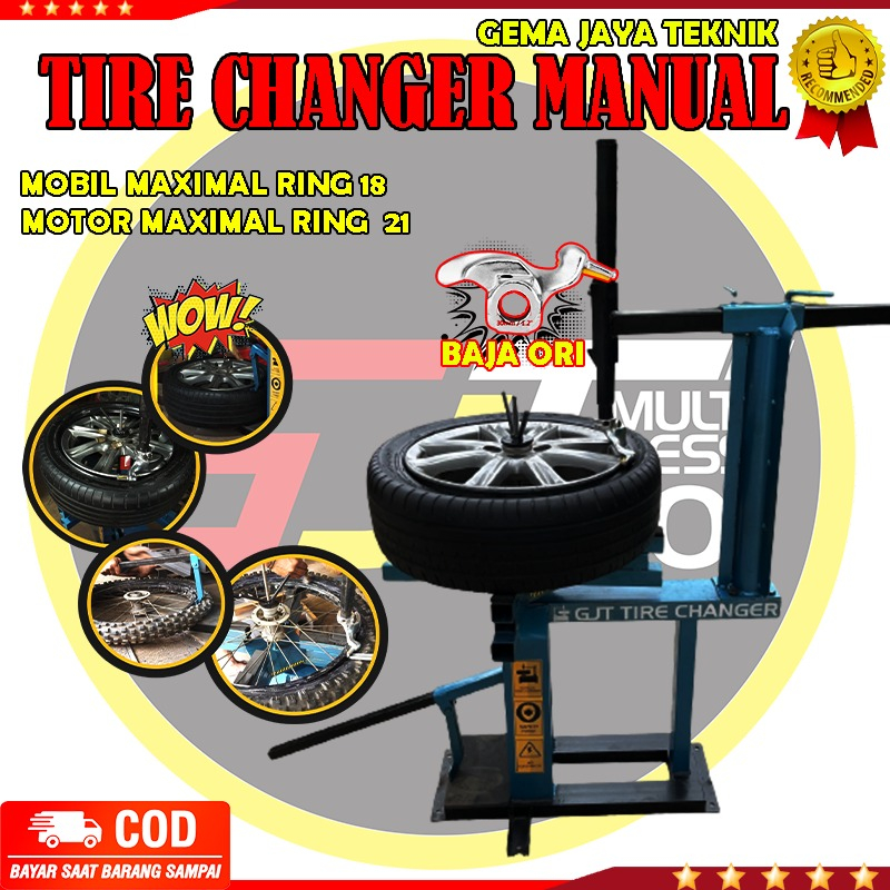 Jual Alat Buka Pasang Ban Motor Dan Mobil Manual Tyre Changer Shopee